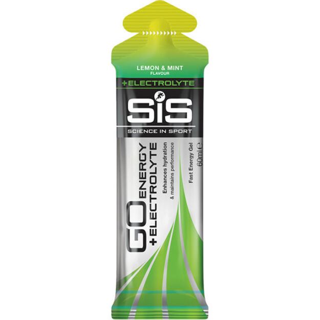 Picture of SiS GO Energy + Electrolyte Gel Lemon & Mint 60ml